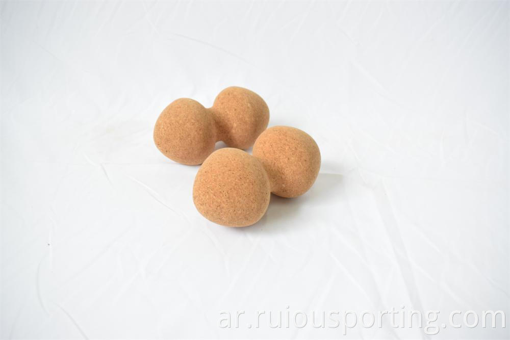 wholesale peanut cork yoga massage ball